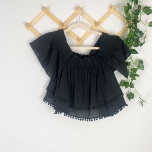 APIECE APART | Off Shoulder Crop Top Size Large